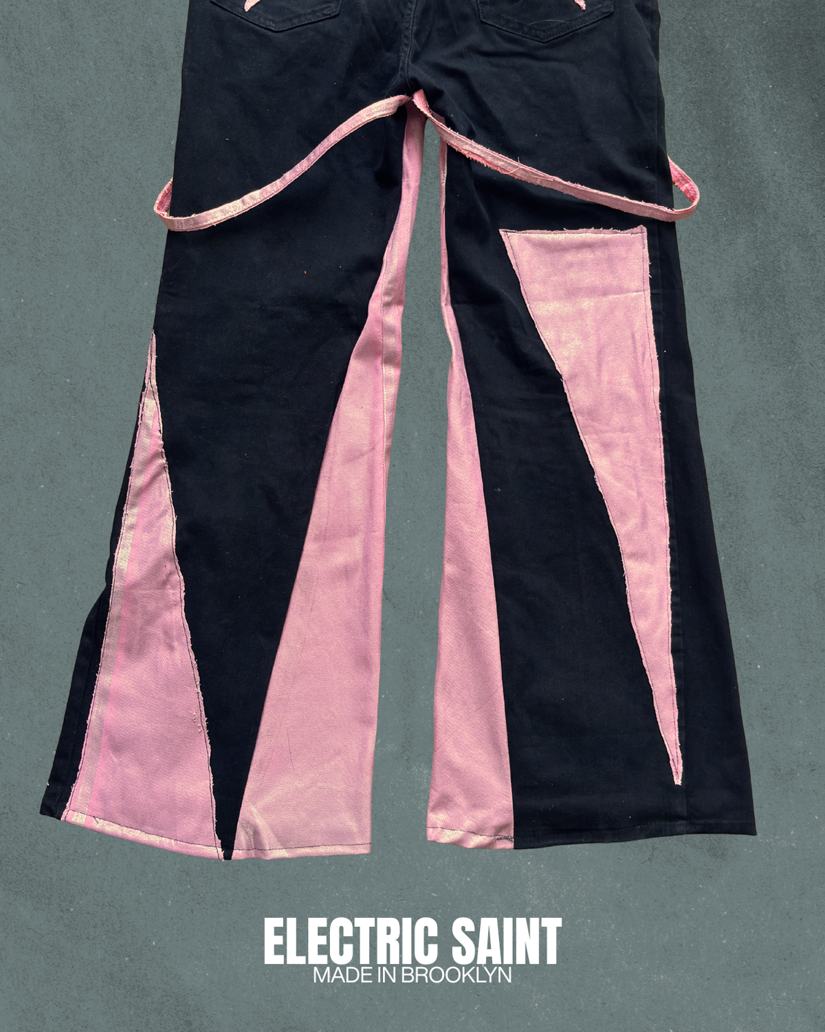 PINK Y2K FLAIR UPCYCLE PANTS 31/27