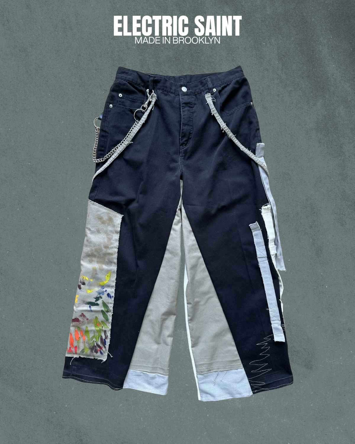 PAINT SWATCH UPCYCLED PANTS 33/26