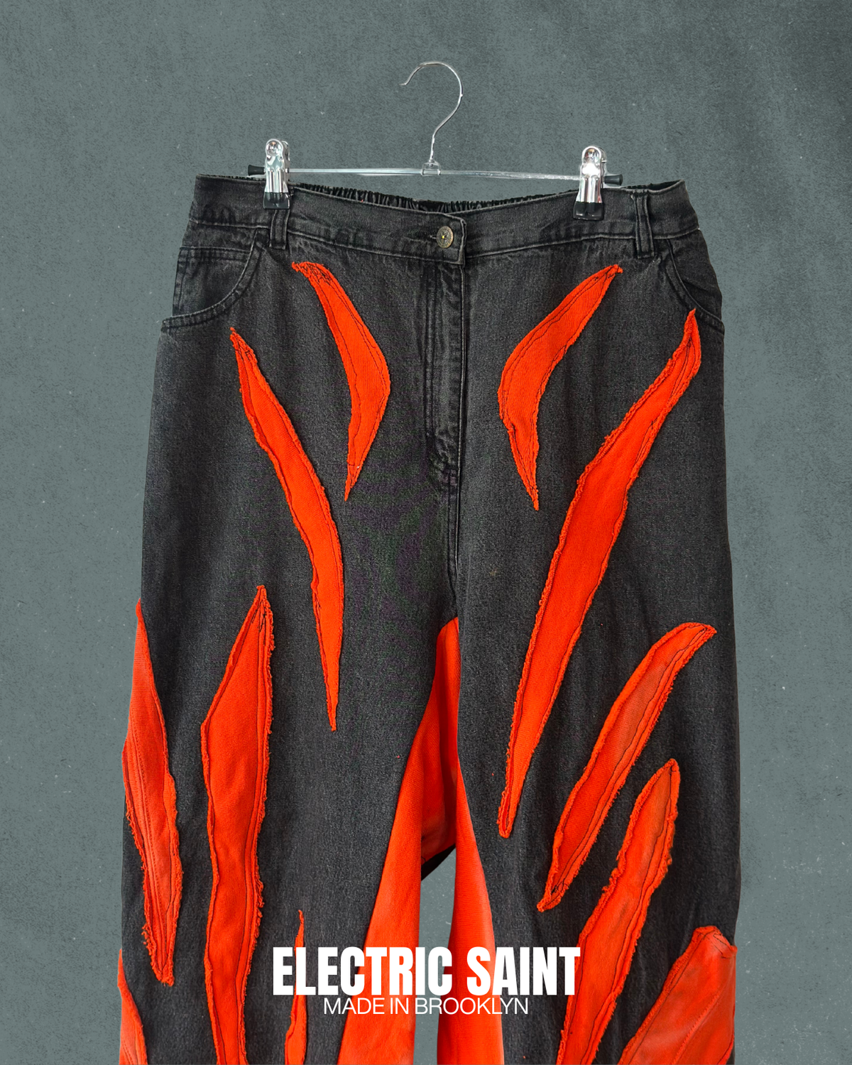 EYE OF THE TIGER 32/30 Custom Denim Jeans