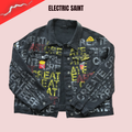 Graffiti Denim Jacket – Hand Painted Artist Design for Streetwear