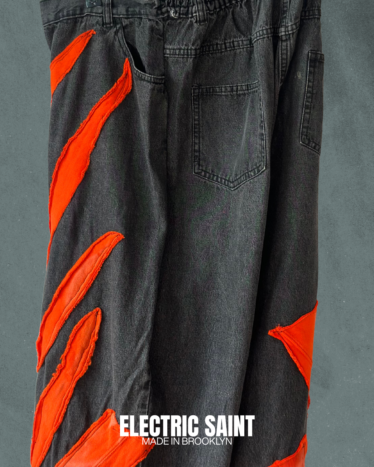 EYE OF THE TIGER 32/30 Custom Denim Jeans