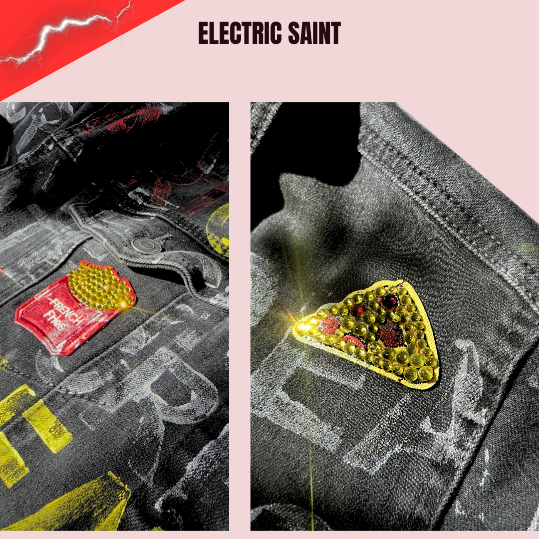 Graffiti Denim Jacket – Hand Painted Artist Design for Streetwear