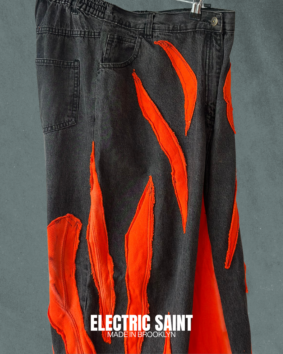 EYE OF THE TIGER 32/30 Custom Denim Jeans