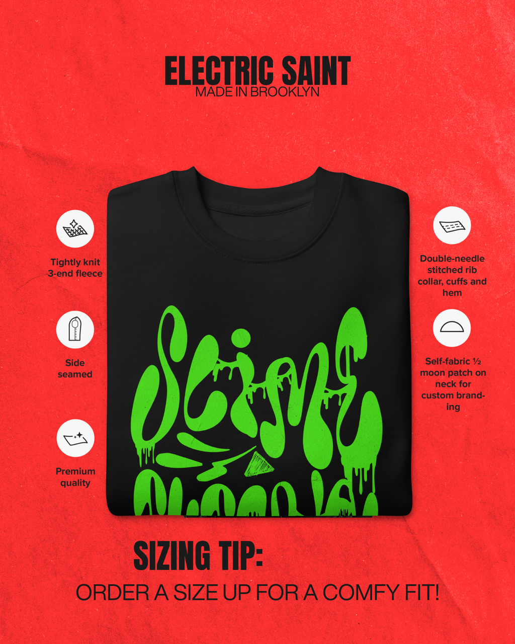 SLIME TUTORIAL SWEATSHIRT