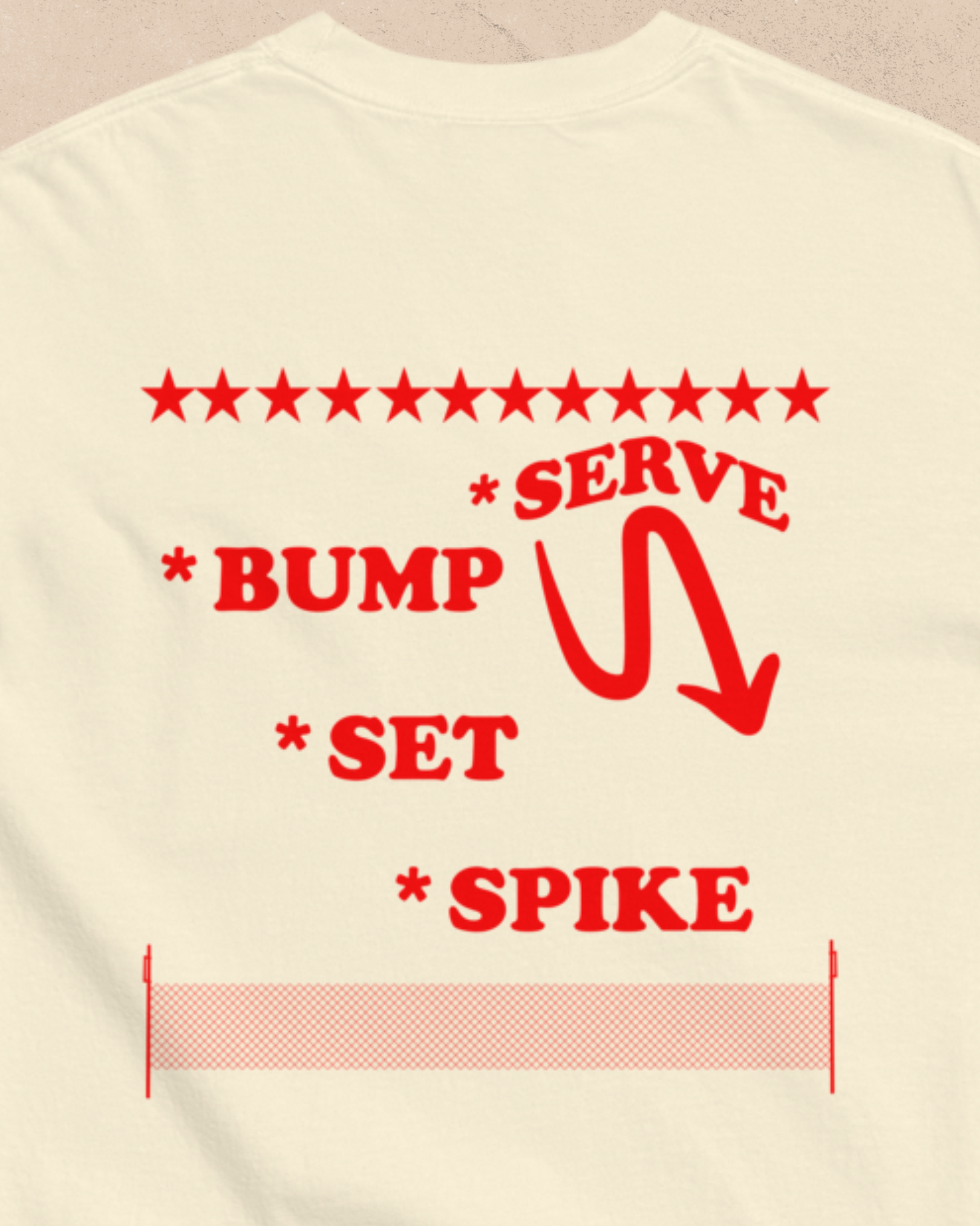 FIRE ISLAND VOLLEYBALL TEE